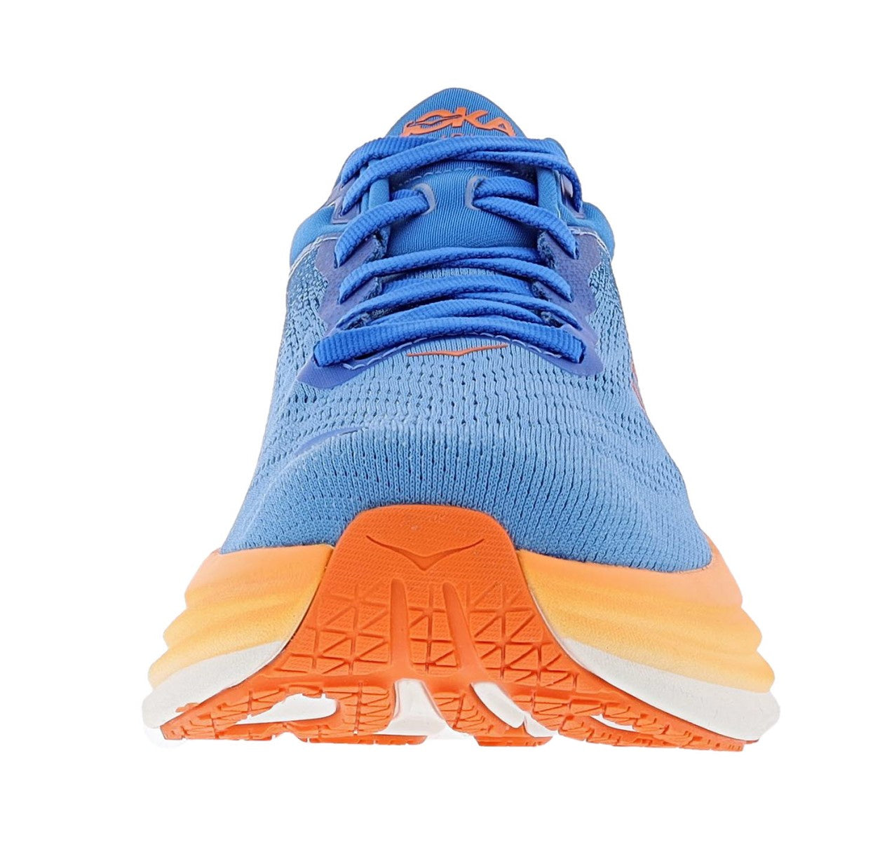 
                  
                    Front angle of Hoka Men's Bondi 8 Ultra Cushioned Walkig & Running Shoes
                  
                