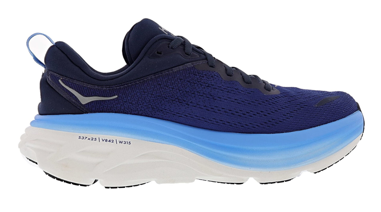 
                  
                    Lateral side angle of Hoka Men's Bondi 8 Ultra Cushioned Walking & Running Shoes
                  
                