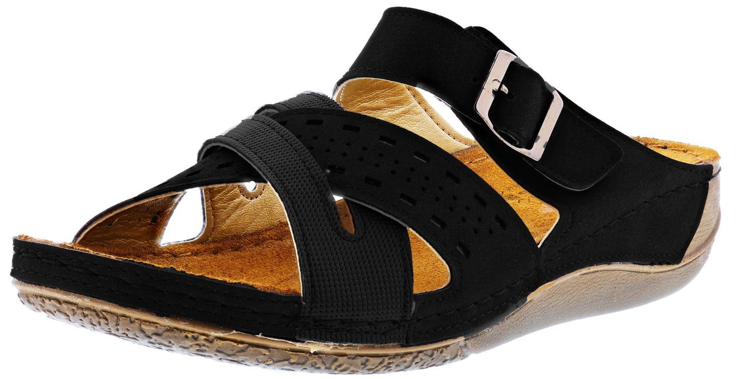 
                  
                    Flexus Women's Denia Hook and Loop Sandals
                  
                