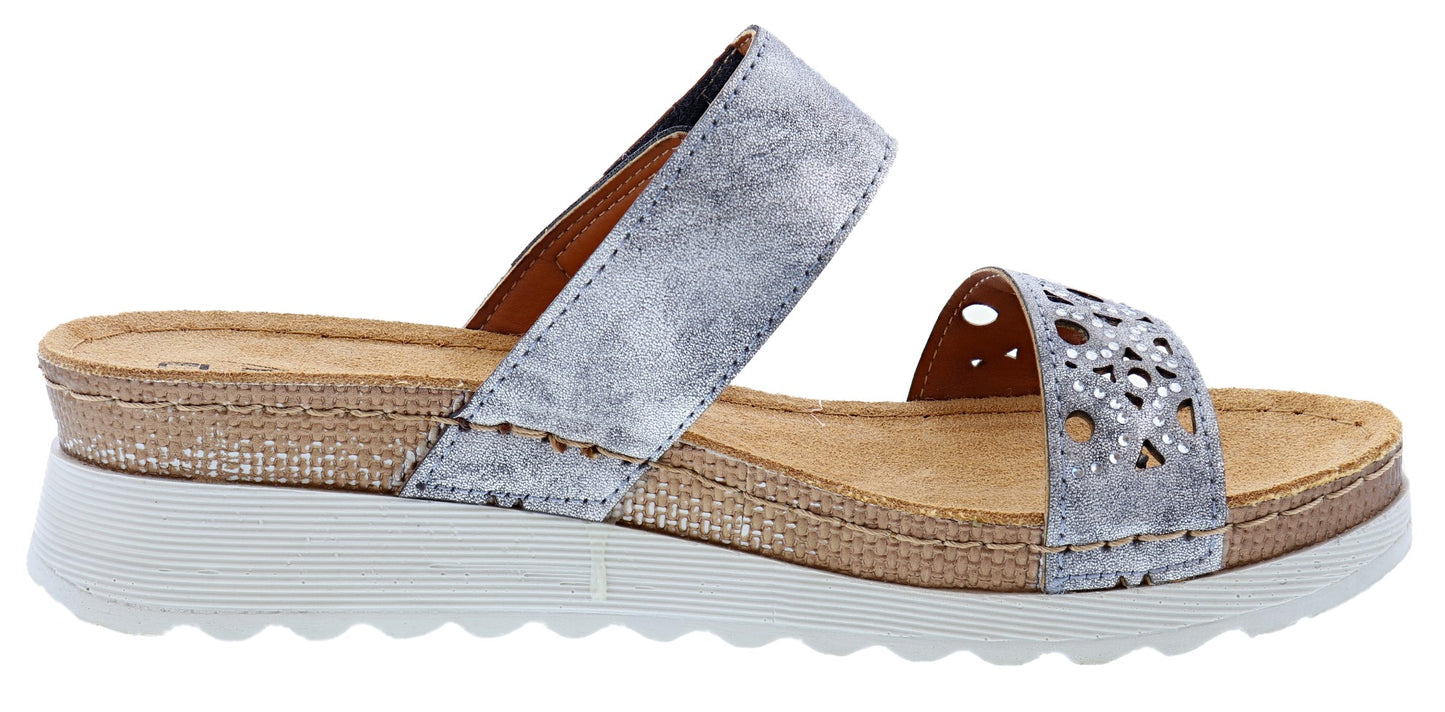 
                  
                    Flexus Women's Kalmia Comfortable Hook & Loop Slide Sandals
                  
                