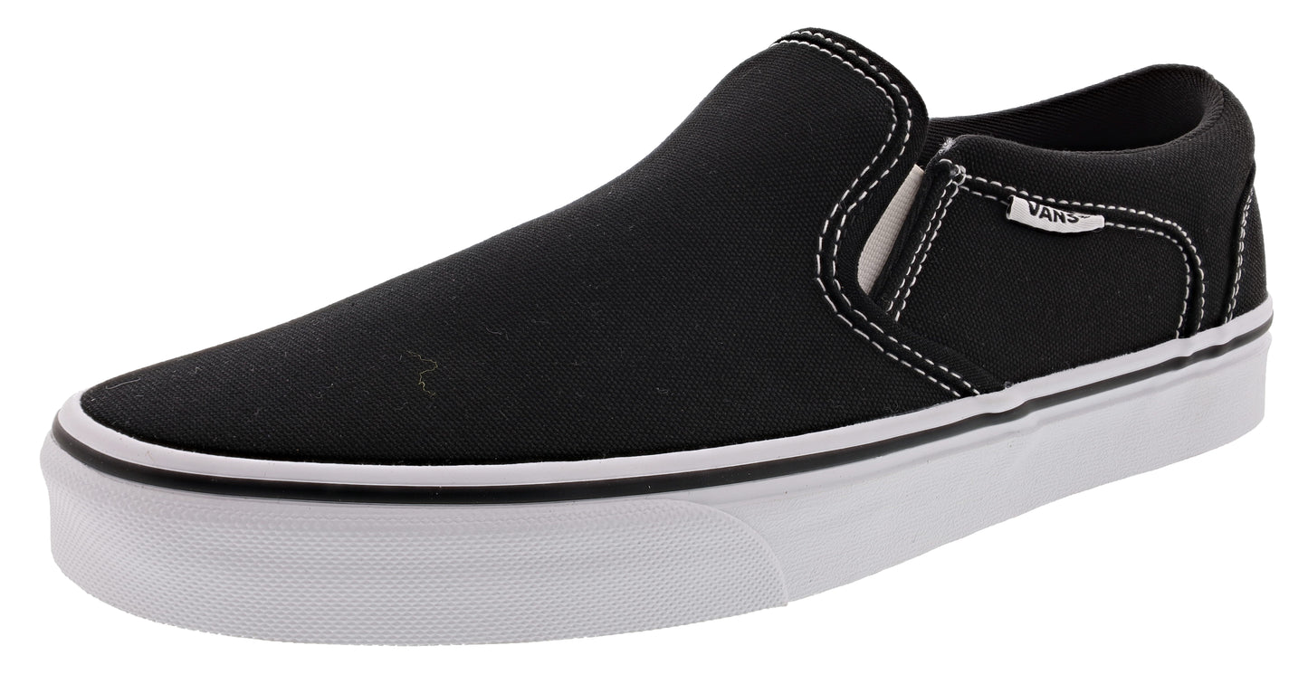 
                  
                    Vans Men's Asher Low Canvas Slip On Skating Shoes
                  
                