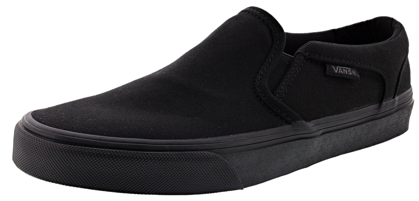 
                  
                    Vans Women's Asher Low Canvas Slip On Shoes
                  
                