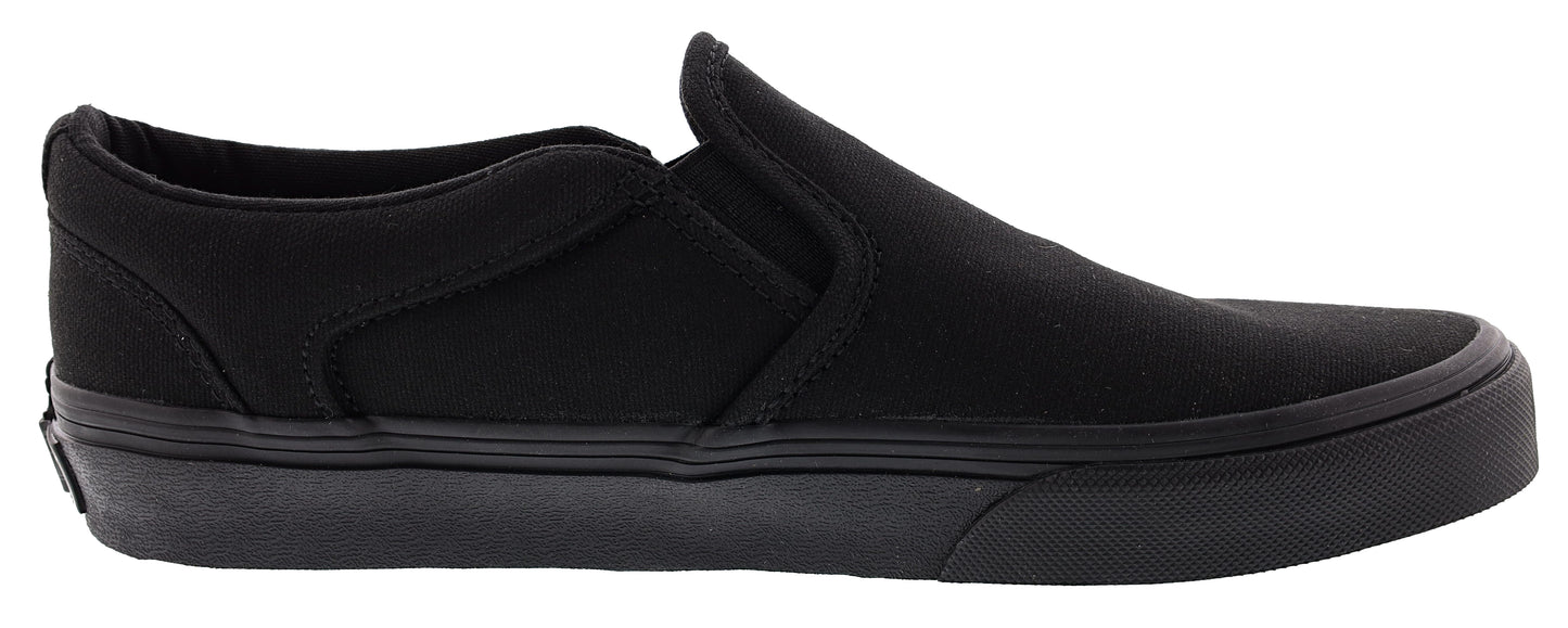 
                  
                    Vans Women's Asher Low Canvas Slip On Shoes
                  
                