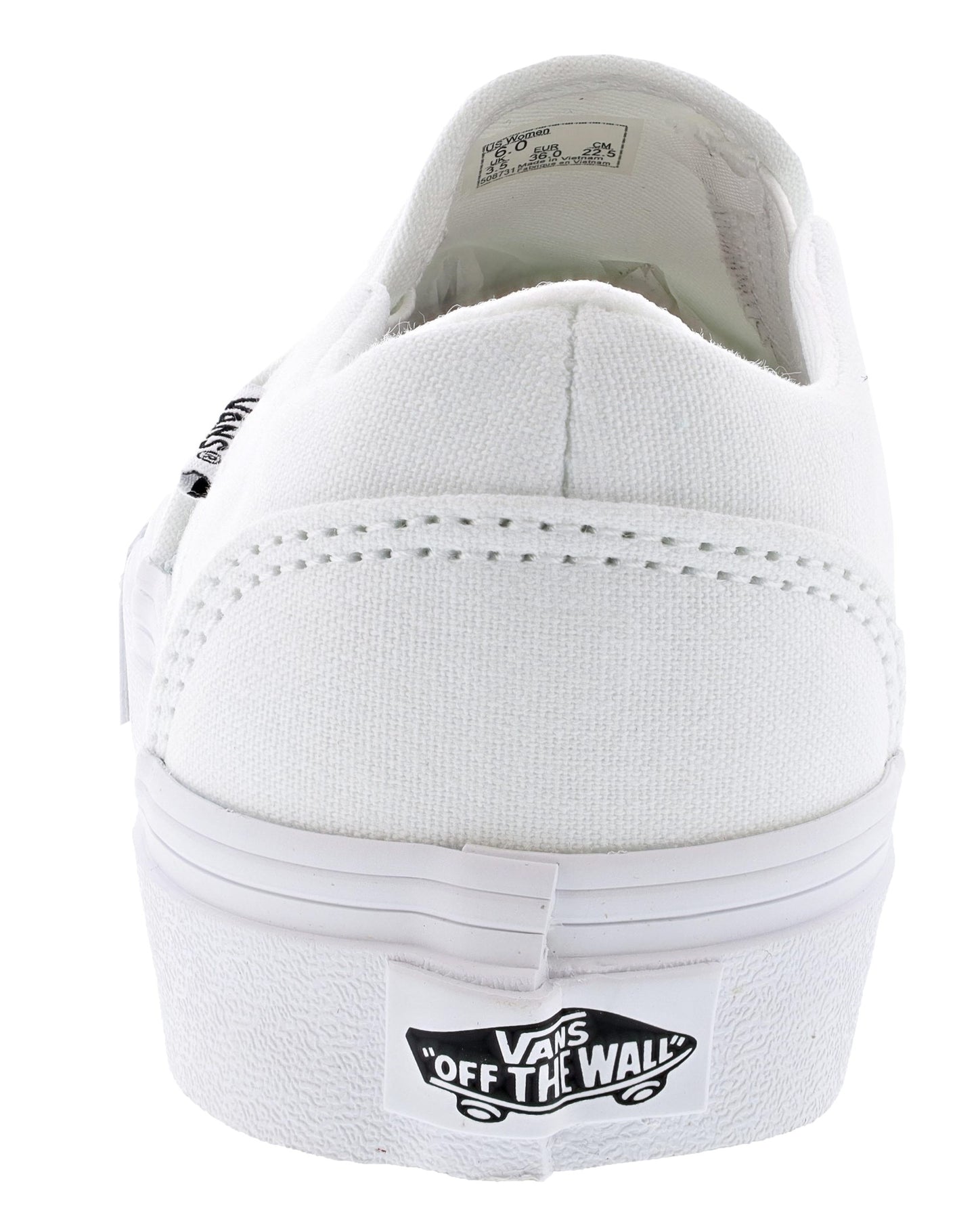 
                  
                    Vans Women's Asher Low Canvas Slip On Shoes
                  
                
