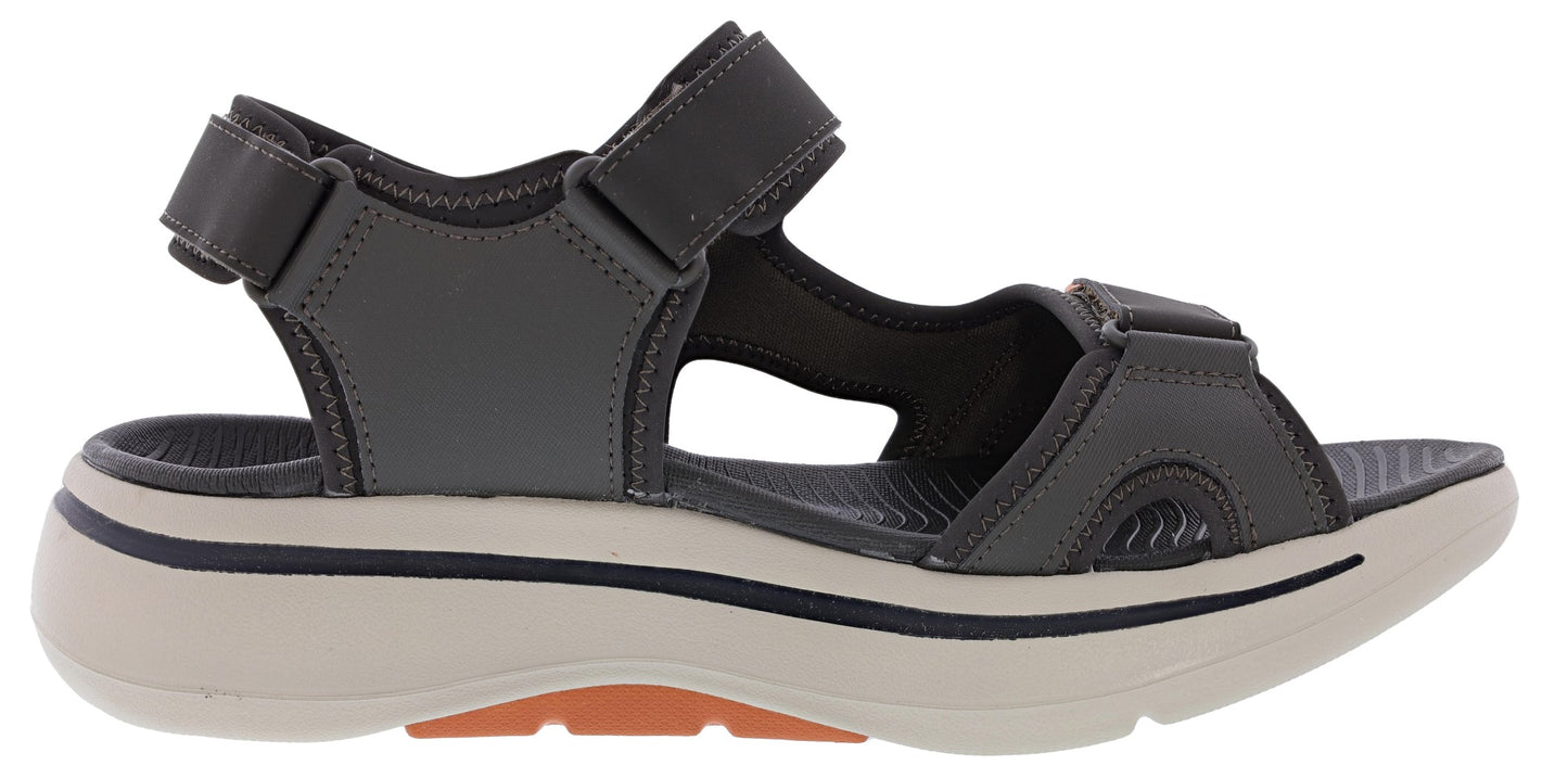 
                  
                    Skechers Men's Go Walk Arch Fit Sandal Mission Hook & Loop Strap Sandals
                  
                