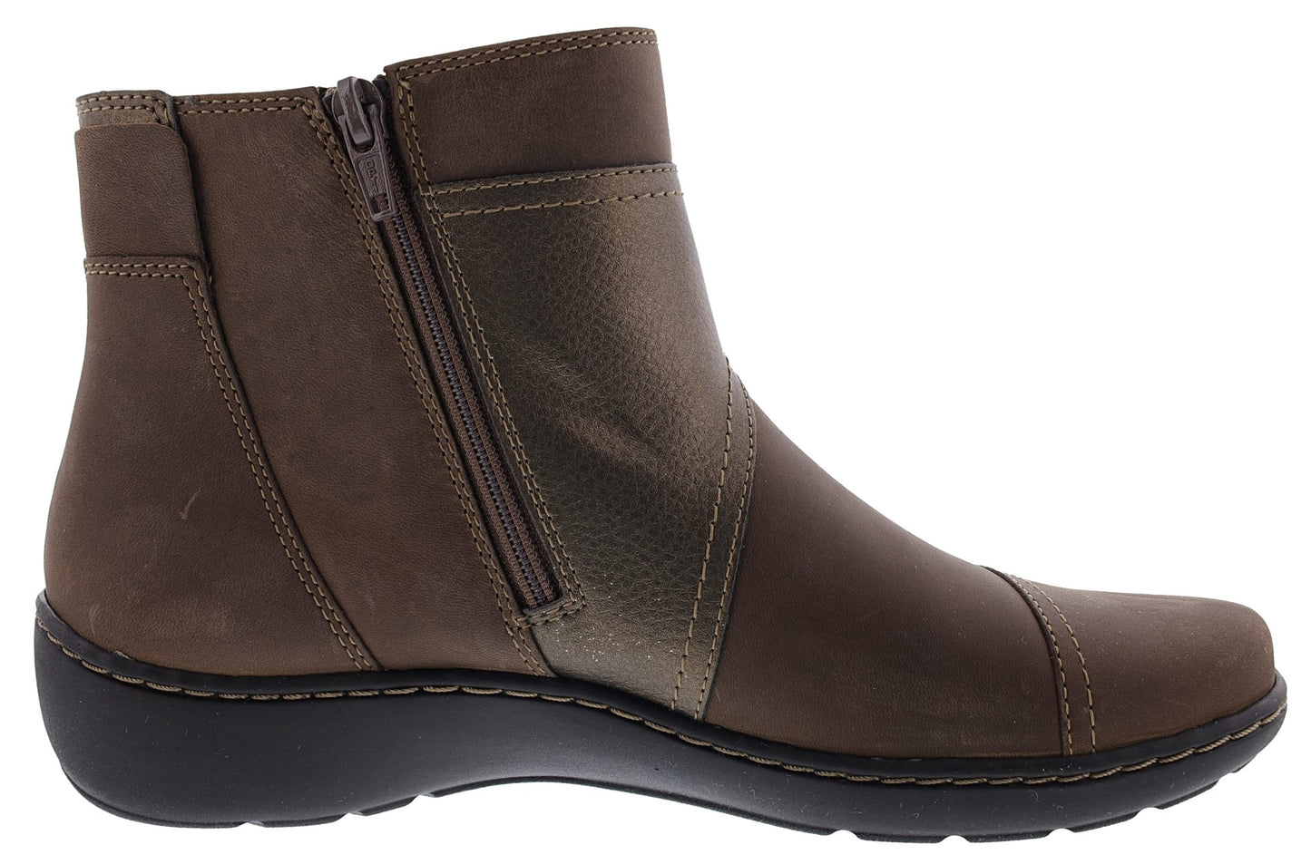 
                  
                    Clarks Women's Cora Tropic Leather Ankle Boots
                  
                