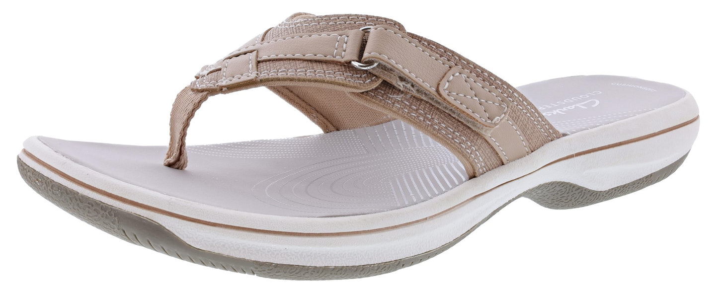 
                  
                    Clarks Women's Breeze Sea Adjustable Strap Comfort Flip Flops
                  
                