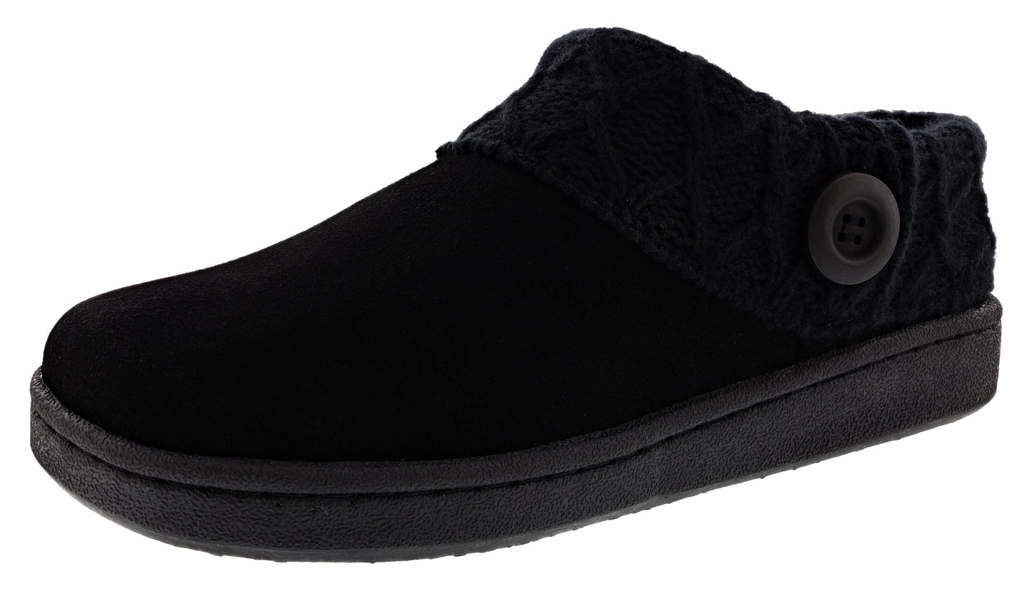 
                  
                    Clarks Women's Knitted Collar Clog Winter Slippers Angelina
                  
                