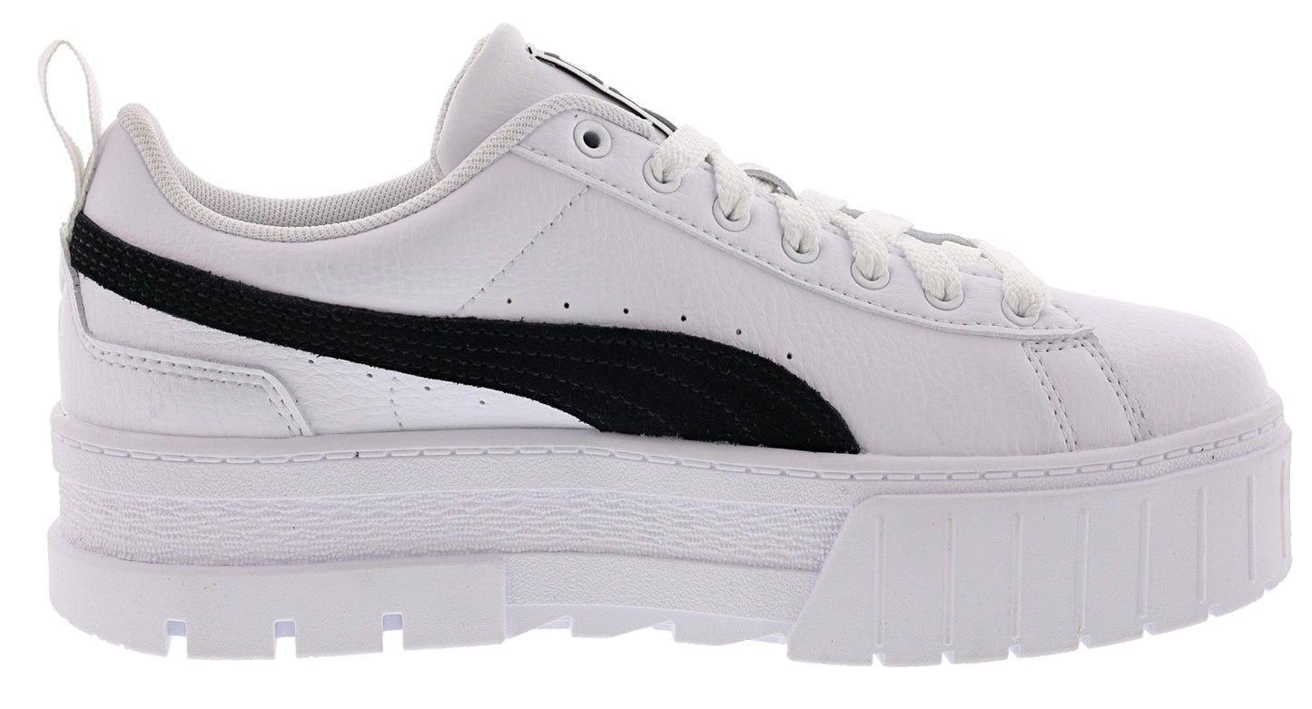 
                  
                    Puma Big Kids Mayze Leather Jr. Platform Sneakers
                  
                
