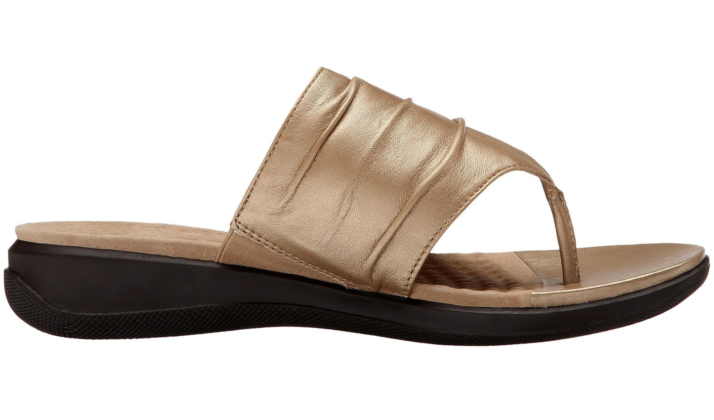 
                  
                    Softwalk Womens Summer Wide Width Leather Sandals Wedge Slides
                  
                