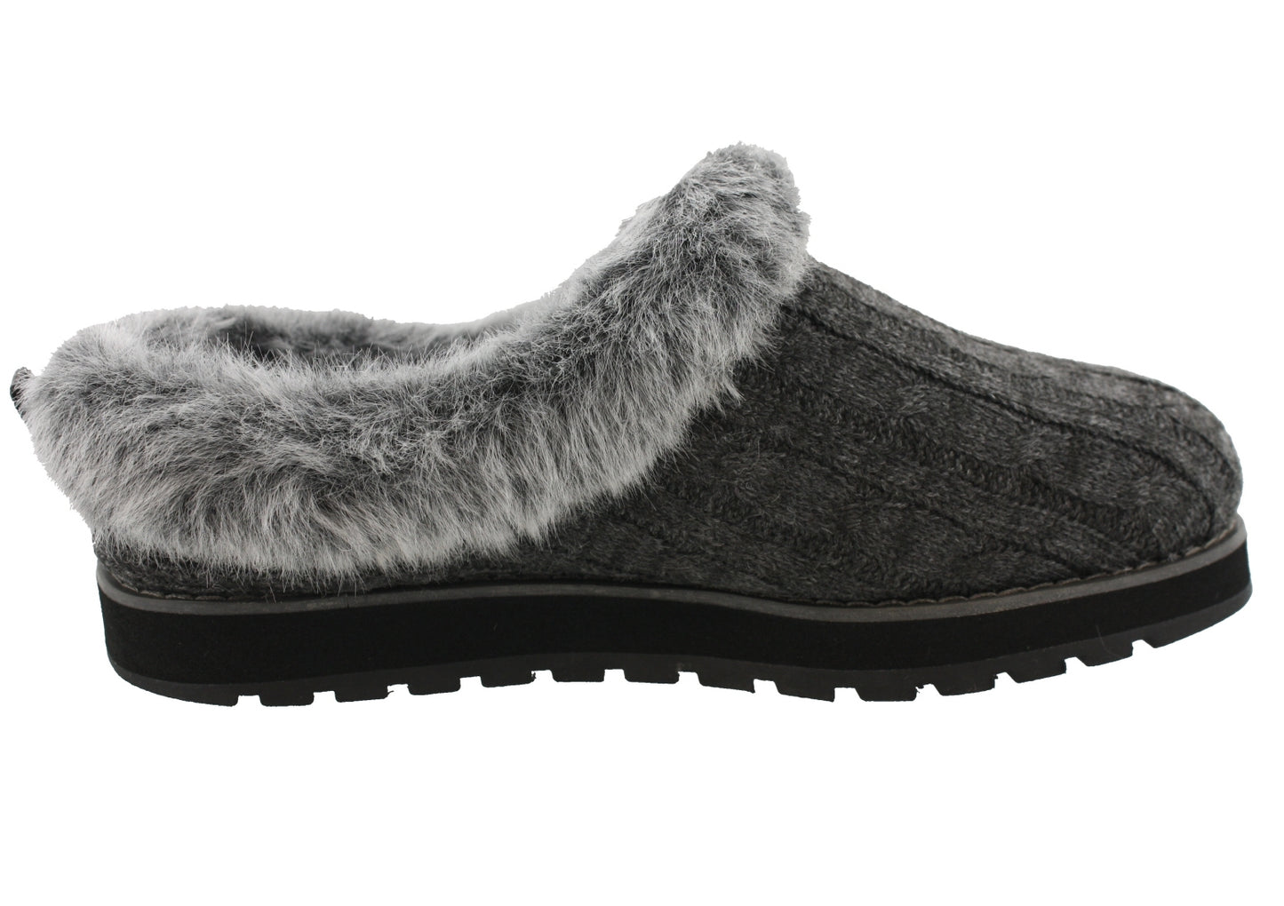 
                  
                    Skechers Women Wide Width Furry Cozy Open Back Slippers Ice Angel
                  
                