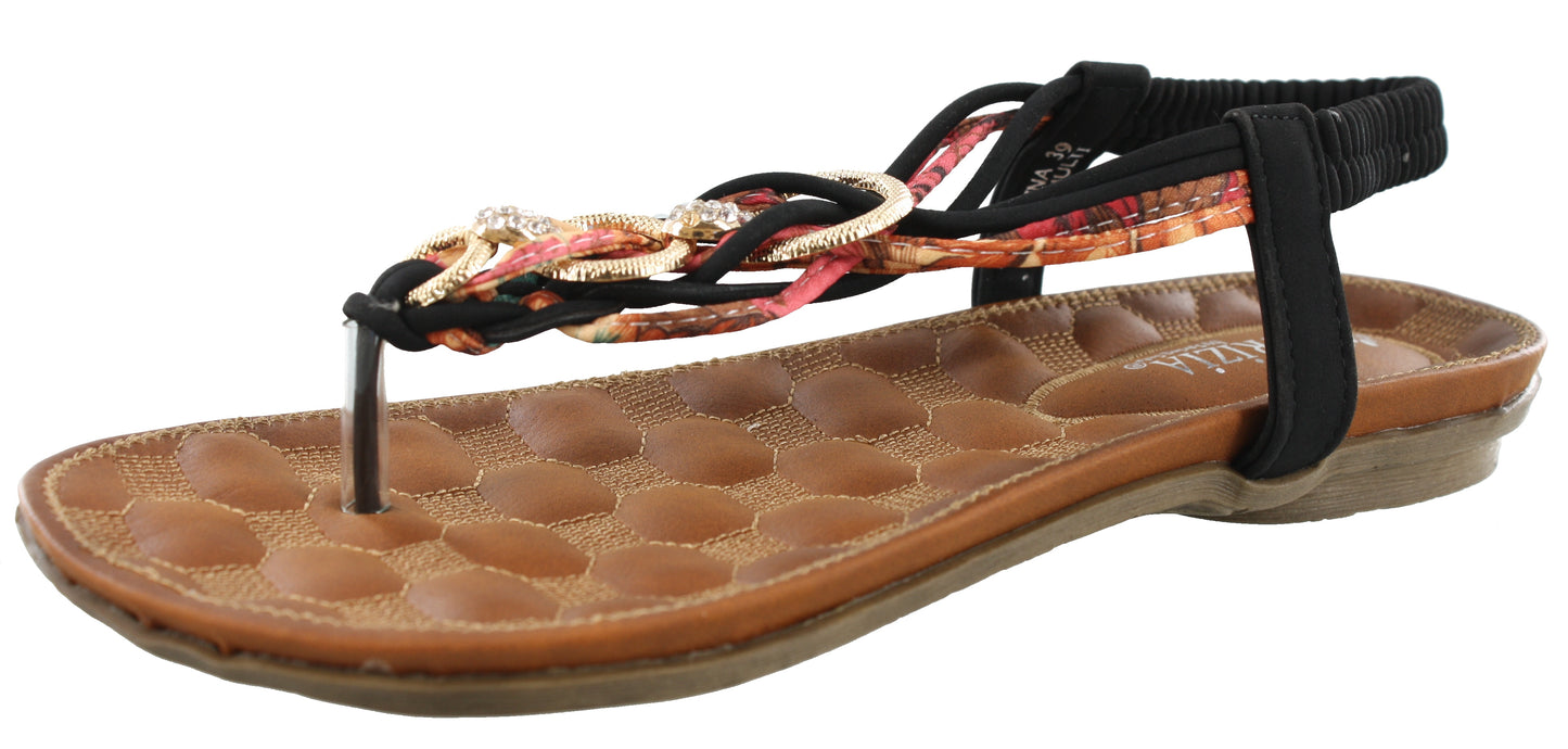 
                  
                    Patrizia Womens Gadelina Lightweight Summer T-Strap Sandals
                  
                