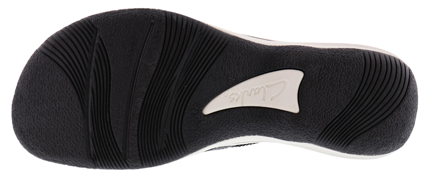 
                  
                    Clarks Women Sandals Lightweight Flip Flops Breeze Sea
                  
                