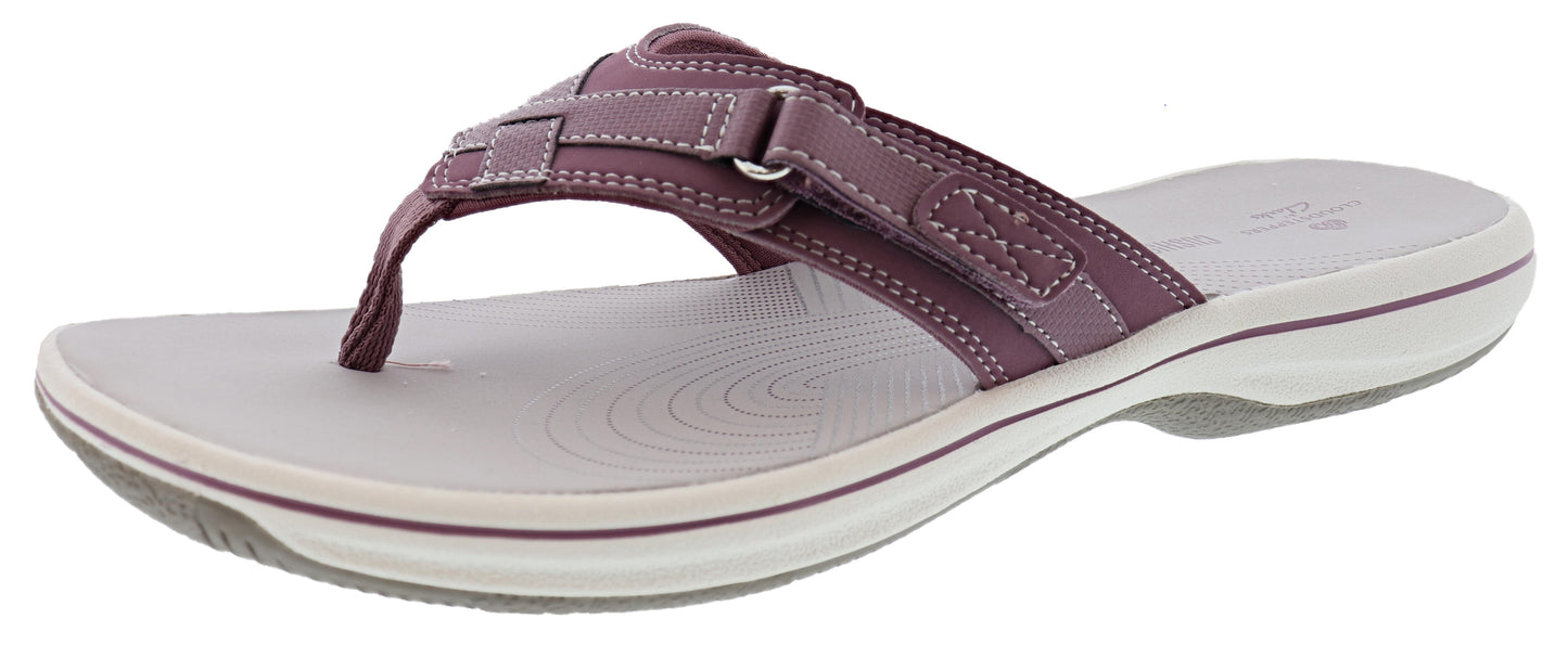 
                  
                    Clarks Women Sandals Lightweight Flip Flops Breeze Sea
                  
                